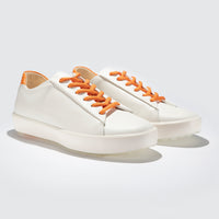 Dundee Shoes 3/4 Orange and White